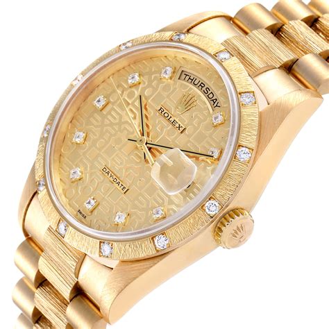 rolex president day-date 18kt yellow gold|Rolex presidential day date 36mm.